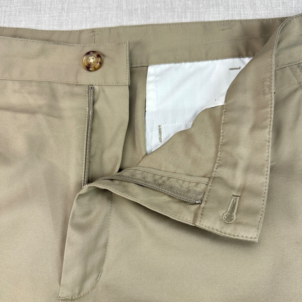 Nike Golf Pants Mens 35x30 Khaki Dri-FIT Stretch Performance Flat Front Chino - Picture 7 of 9